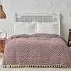 Karaca Home Cordoba Tek Kişilik Pike Yatak Örtüsü 160x230 Bordo