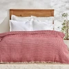 Karaca Home Flow Çift Kişilik Waffle Pike 200x230 cm Kırmızı