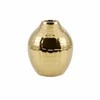 Karaca Home Lesley Dekoratif Oval Vazo Gold 
