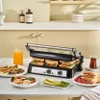 Karaca Inox Toastmate Grill 6 Dilim Kapasiteli Zaman Ayarlı Döküm Plakalı Izgara ve Tost Makinesi 2000W  