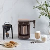 Karaca Hatır Barista Latte ve Türk Kahve Makinesi Walnut Brown