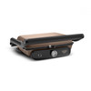 Karaca Gastro Grill Glass 6 Dilim Kapasiteli Döküm Tost ve Izgara Makinesi Walnut Brown 2400W