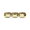 Karaca Loren 3'lü Mini Çerezlik Gold 24,5x8x3,5 cm