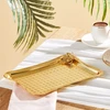Emsan Leafy Dikdörtgen Tepsi Gold