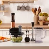 Karaca Mastermaid Prosteel Uzun Blender Ayaklı 6 Bıçaklı Cam Mutfak Robotu 2500W Black Copper