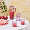 Karaca Foret Akrilik Kırılmaz 5 Parça Sürahi Seti Pembe