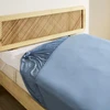 Karaca Home %100 Pamuk Penye Lastikli Çarşaf Çift Kişilik Mavi