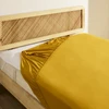 Karaca Home %100 Pamuk Penye Lastikli Çarşaf Çift Kişilik Hardal