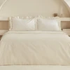 Karaca Home Pure %100 Pamuk Çift Kişilik Nevresim Takımı Ekru