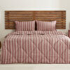 Sarah Anderson Barlet Çift Kişilik Comfort Set/Uyku Seti Çizgili Bordo