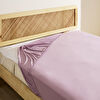 Karaca Home %100 Pamuk Penye Lastikli Çarşaf Tek Kişilik Pembe