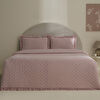 Karaca Home Viona Tek Kişilik Yatak Örtüsü Seti Pudra