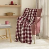 Karaca Home Flanel Throw Tv Battaniyesi Vişne