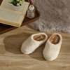 Karaca Home Cosy Peluş Kadın Ev Terliği 38-39 Numara Beyaz/Kahverengi