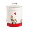 Egan Italy Le Casette Kavanoz Kırmızı 14x19 cm