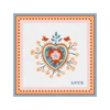 Baci Milano Mamma Mia Kalp Desenli Amerikan Servisi 38 cm x 38 cm