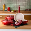 Emsan Red Royal 7 Parça Tencere Seti