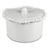 Baci Milano Joke Table Kitchen Melamin Bisküvi Kavanozu 11 cm x 11 cm Beyaz