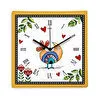 Egan Italy Cocoricò Duvar Saati 31 cm x 31 cm Sarı