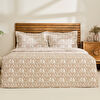 Kaşmir Home Breeze Çift Kişilik Yatak Örtüsü Takımı Bej
