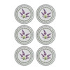 The Mia Provence Lavanta Pasta Tabağı 6lı Set 19 Cm Prc002