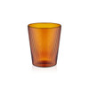 The Mia Striped Borosilikat Cam Bardak Amber 400 Ml
