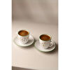 Rakle Botanical Seramik 2'li Kahve Fincan Takımı 110 Cc
