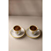 Rakle Mimoza Seramik 2'li Kahve Fincan Takımı 110 Cc