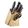Zwilling Gourmet 7 Parça Blok Bıçak Seti - Bambu Bloklu