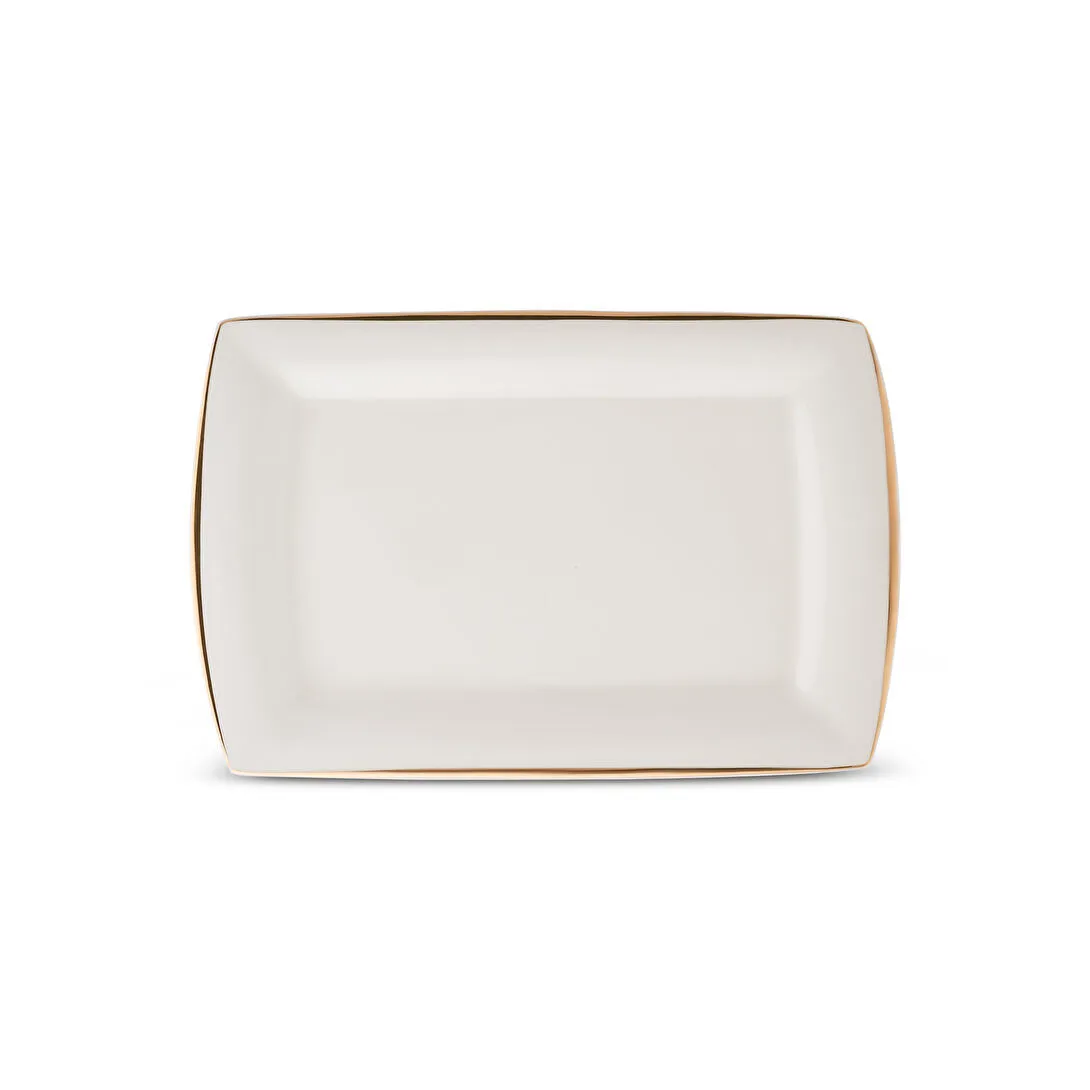 Karaca Fine Pearl Agate Gold 62 Parça 12 Kişilik İnci Yemek Takımı Karaca