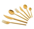 Jumbo 8100 Titanyum Gold 12 Kişilik 84 Parça Çatal Kaşık Bıçak Takımı