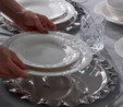 Jumbo Lily 24 Parça 6 Kişilik Bone Yemek Takımı