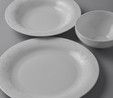 Jumbo Lily 24 Parça 6 Kişilik Bone Yemek Takımı