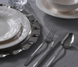 Jumbo Lily 24 Parça 6 Kişilik Bone Yemek Takımı