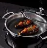 Jumbo Gourmet İndüksiyon Tabanlı Çelik Pilav Tenceresi 24 cm