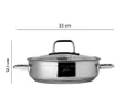 Jumbo Jumbo Modena Çelik Pilav Tenceresi 24 cm