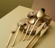 Jumbo 5100 Quartz Titanyum Gold 12 Kişilik 84 Parça Çatal Kaşık Bıçak Takımı