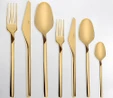 Jumbo 5100 Quartz Titanyum Gold 12 Kişilik 84 Parça Çatal Kaşık Bıçak Takımı