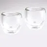 Jumbo Glory Double Wall Çift Cidarlı 2'li Oval Bardak - 250 ml