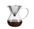 Jumbo Glory 850 Ml Çelik Süzgeçli Cam Kahve Demleme Ekipmanı