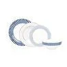 Jumbo Royal Blue Colors 6 Kişilik 24 Parça Yemek Takımı