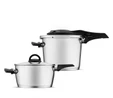 Jumbo Procook 4+6 Litre Paslanmaz Çelik Düdüklü Tencere Seti