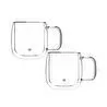 Jumbo Glory 2 Li Double Wall Çift Cidarlı Kulplu Küçük Bardak 250 Ml