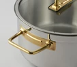 Jumbo Modena 8 Parça Titanyum Gold Tencere Seti