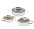 Jumbo Assos 6 Parça Titanyum Gold Midi Sahan Seti