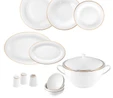 Jumbo Bright Gold 60 Parça 12 Kişilik Yemek Takımı