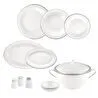Jumbo Bright Platin 60 Parça 12 Kişilik Yemek Takımı