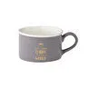 Jumbo Joy Grey Çay Fincan Takımı