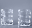 Jumbo Glory Infinite Spin 2'li Çizgili Viski Bardağı 250 ml