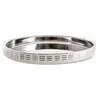 Jumbo Line Silver Yuvarlak Tepsi